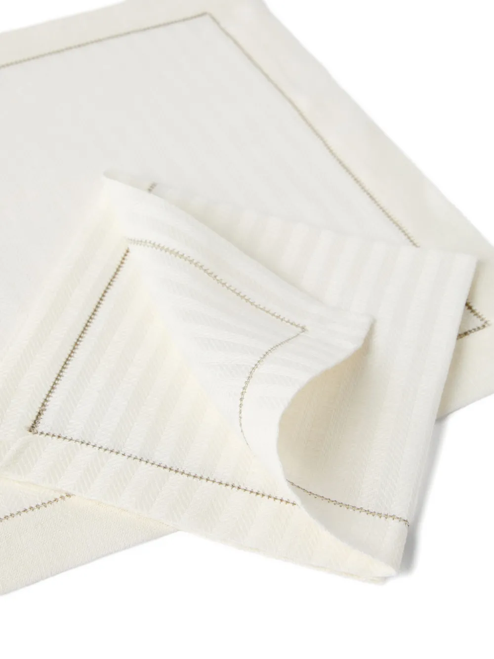  Brunello Cucinelli Linen Placemat Napkin Set - Neutrals 