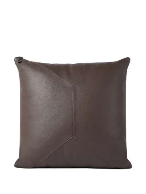Brunello Cucinelli leather cushion (40cmx40cm)
