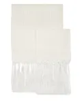 Brunello Cucinelli chevron-pattern towels (set of two) - Neutrals
