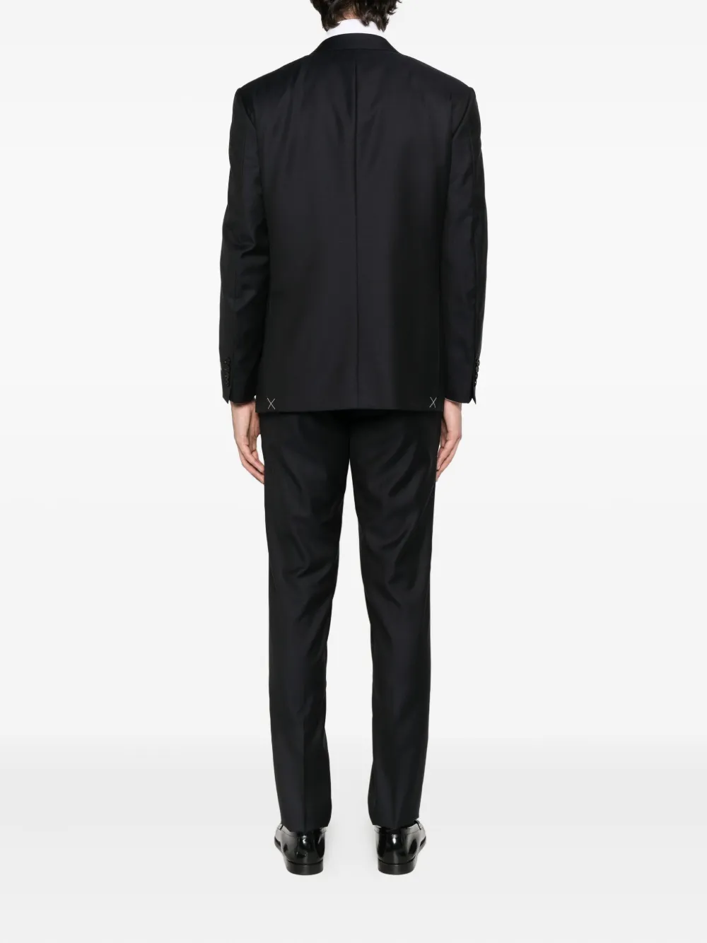 Canali Pak met enkele rij knopen Blauw