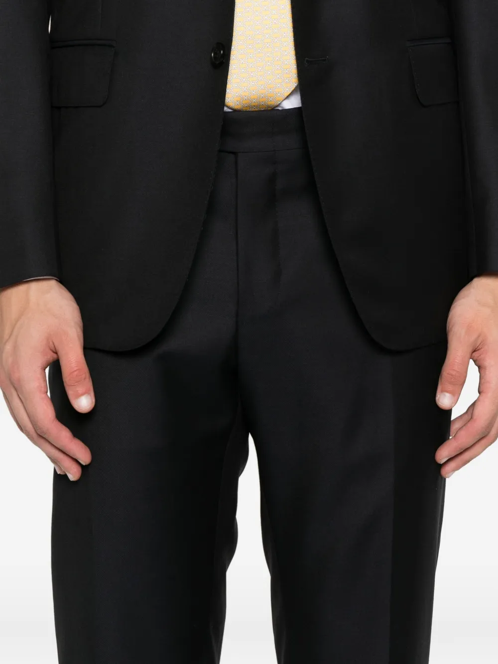 Canali Pak met enkele rij knopen Blauw