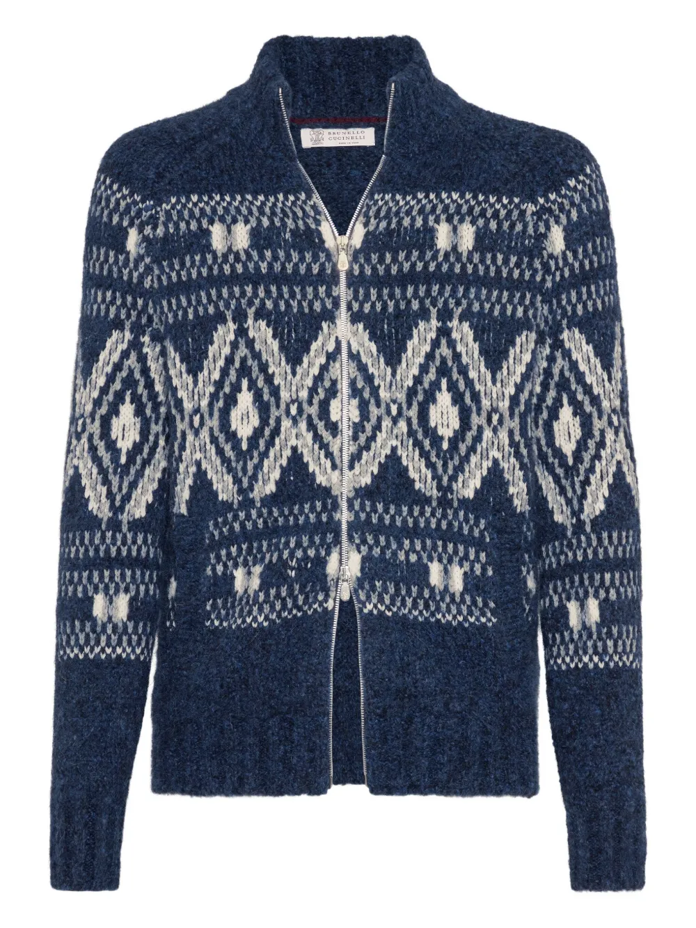 Brunello Cucinelli Vest met rits Blauw