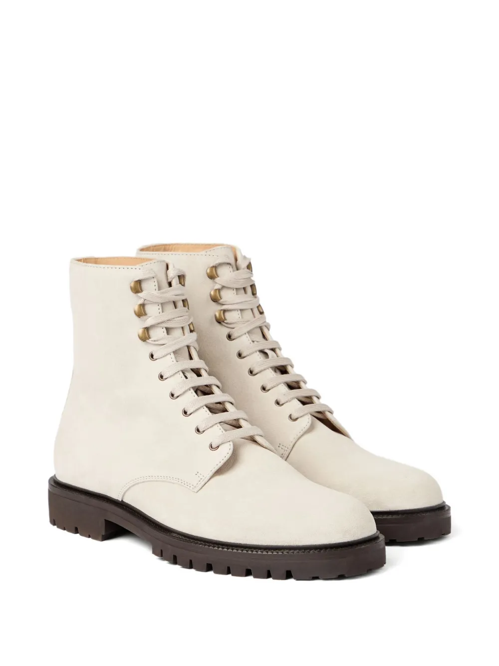Brunello Cucinelli bottines en daim à lacets | desert boots | Image 2