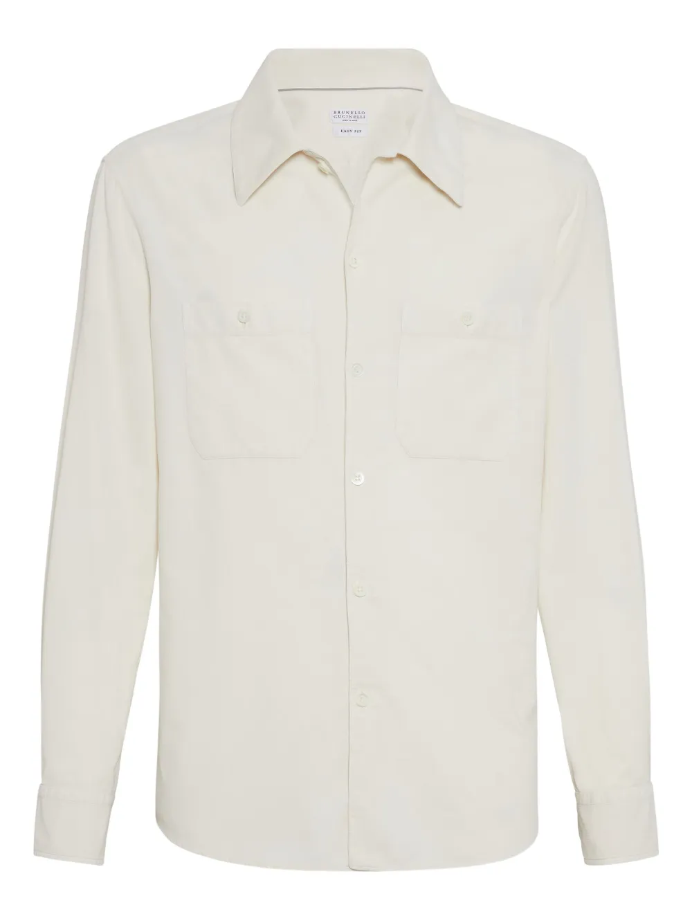 Brunello Cucinelli Overhemd met zak Beige