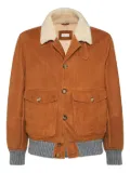 Brunello Cucinelli corduroy patch-pocket jacket - Brown