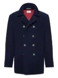 Brunello Cucinelli corduroy double-breasted jacket - Blue