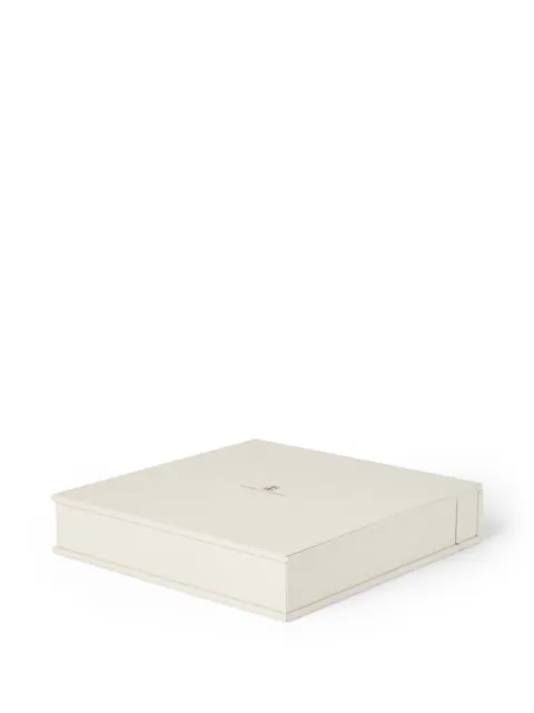 Brunello Cucinelli debossed-logo jewellery box