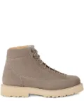 Brunello Cucinelli lace-up suede boots - Brown