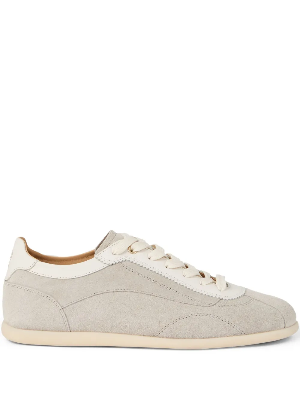Brunello Cucinelli suede sneakers Grey