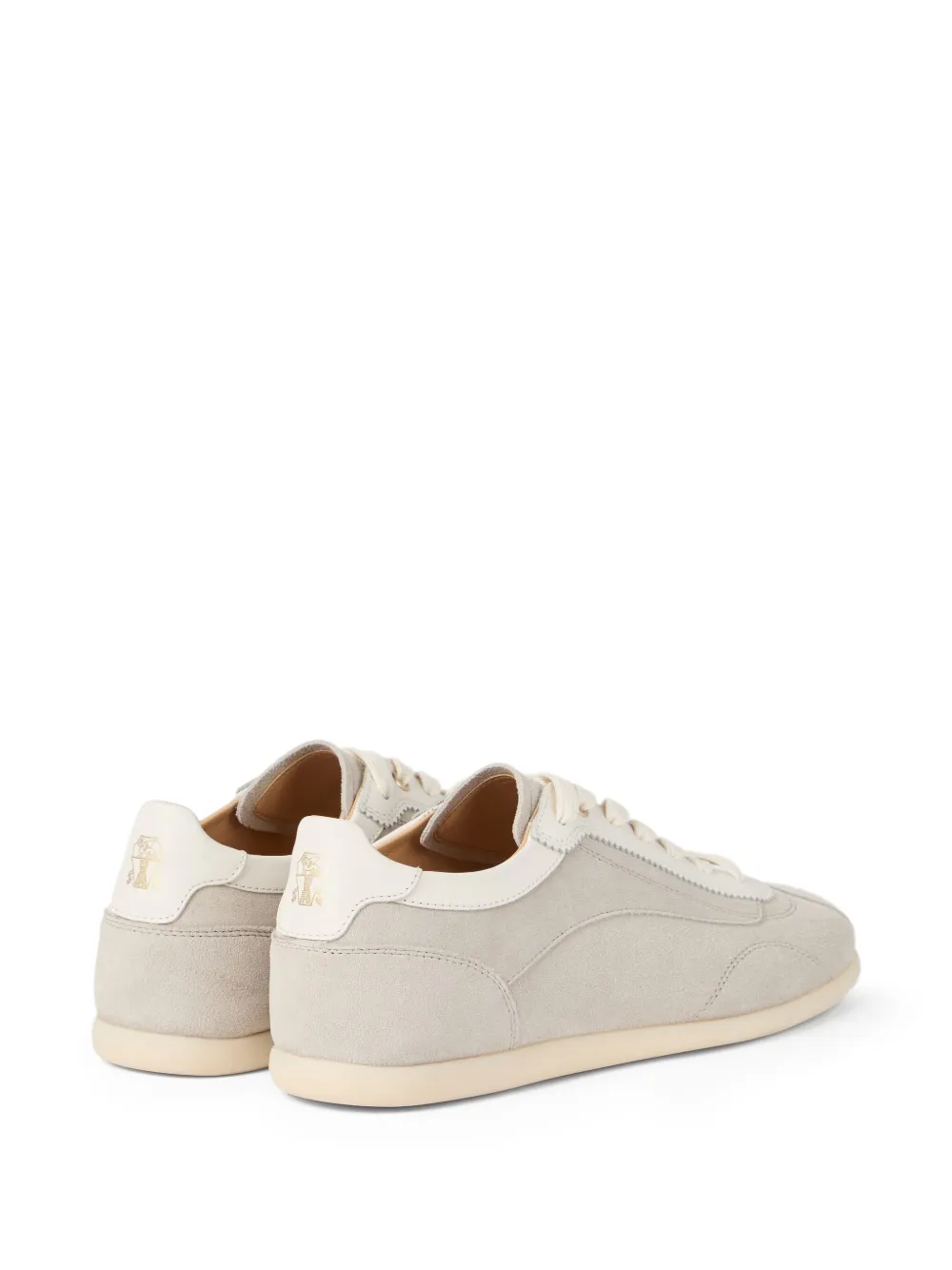 Brunello Cucinelli suede sneakers Grey