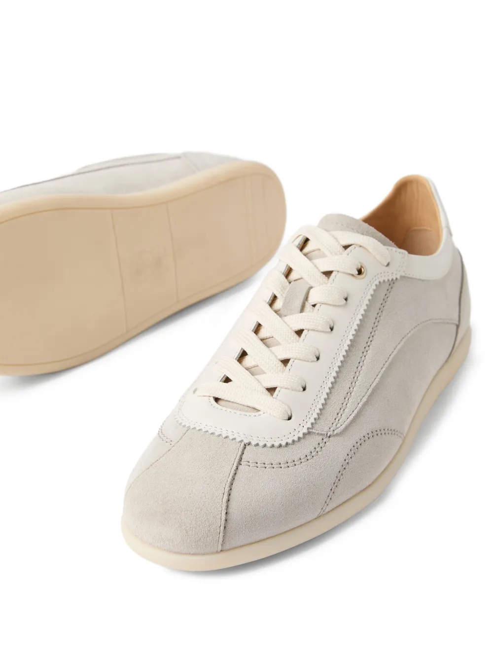 Brunello Cucinelli suede sneakers Grey