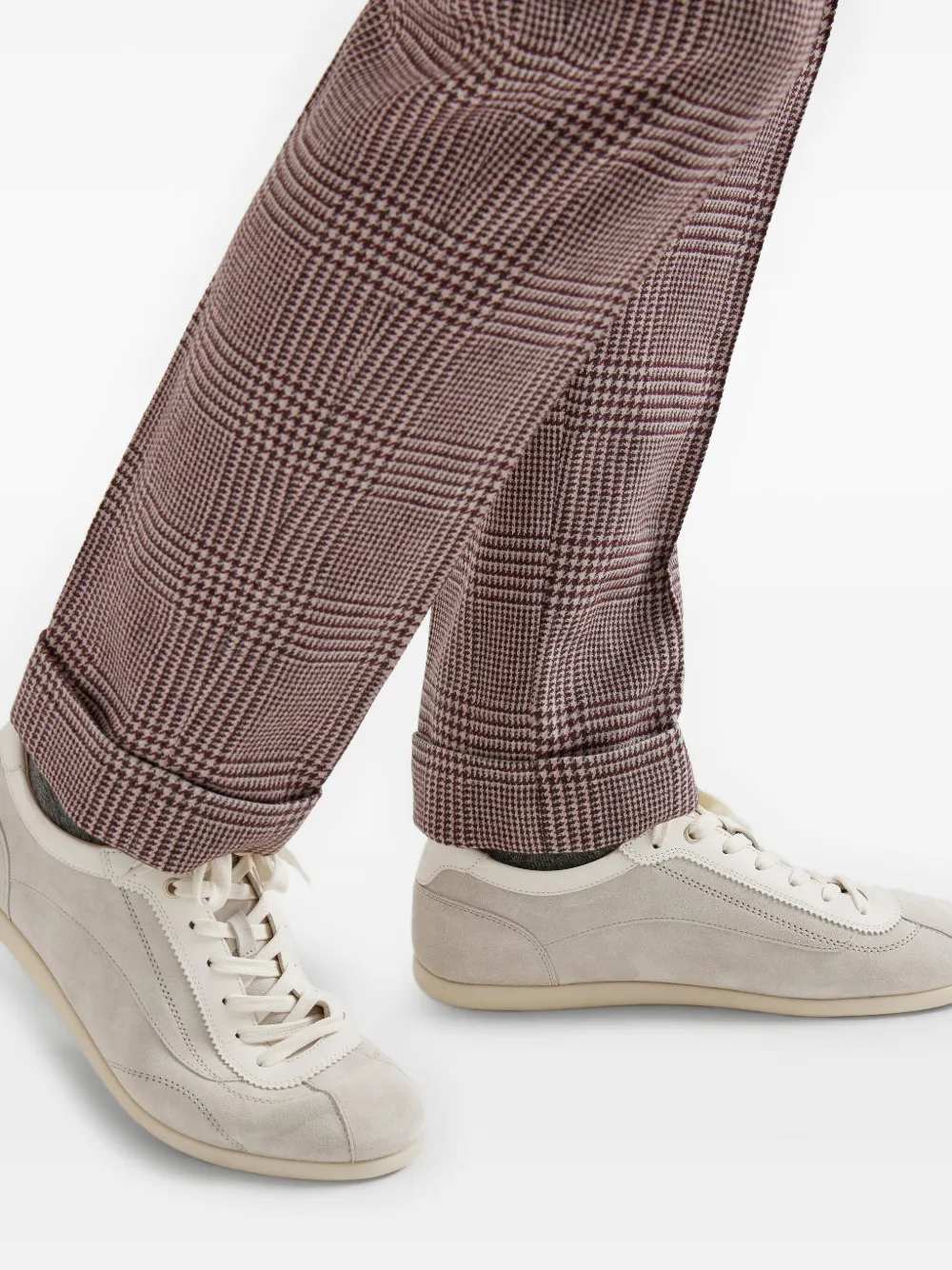 Brunello Cucinelli suede sneakers Grey
