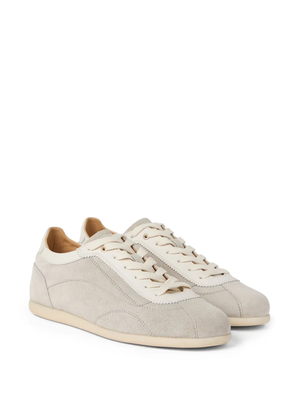 Brunello Cucinelli suede sneakers Grey