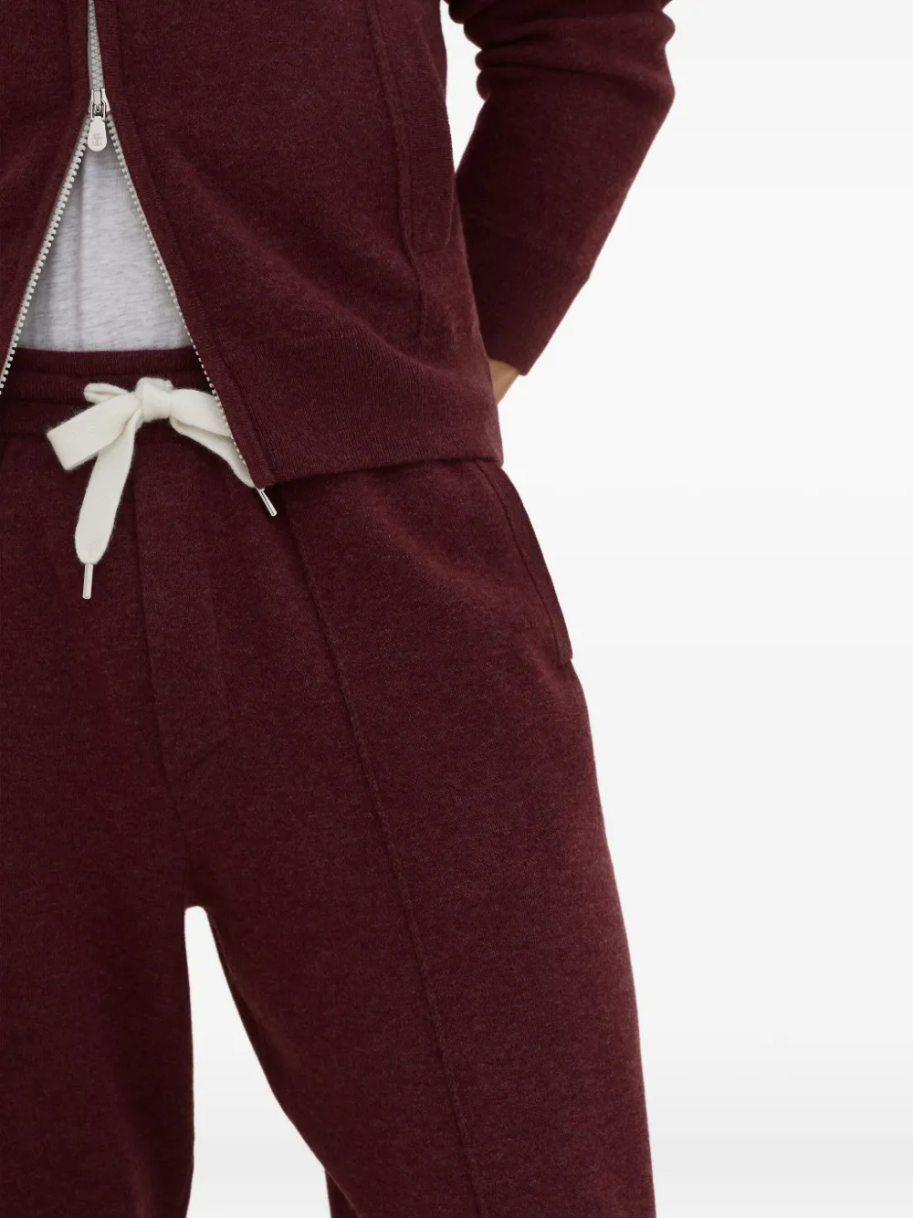 Brunello Cucinelli Trainingsbroek met trekkoord Rood