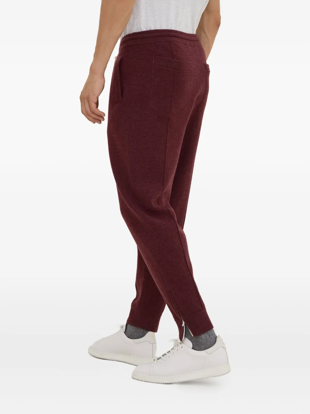 Brunello Cucinelli Trainingsbroek met trekkoord Rood