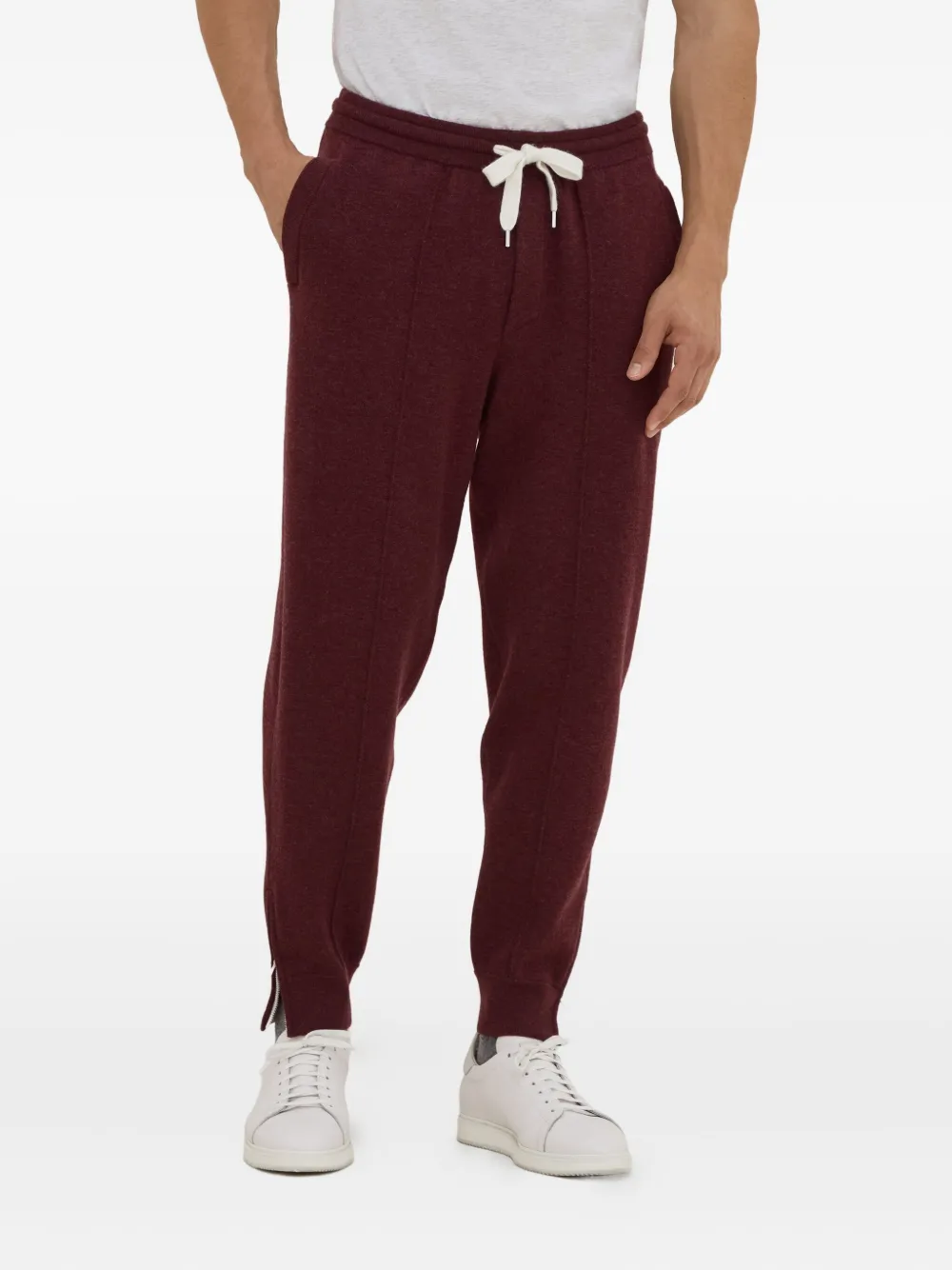 Brunello Cucinelli Trainingsbroek met trekkoord Rood