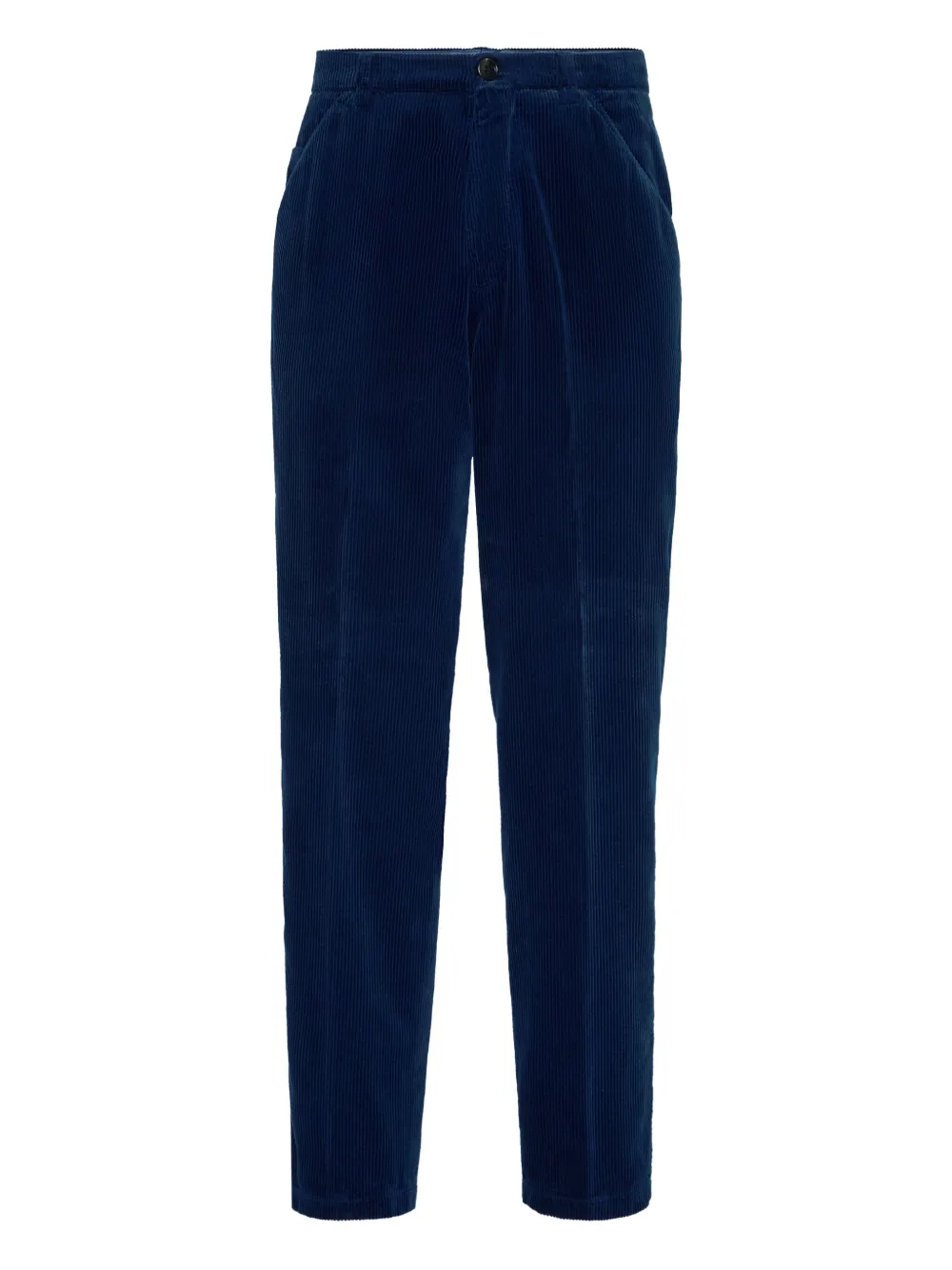 Brunello Cucinelli pleated corduroy trousers | Blue | Image 1