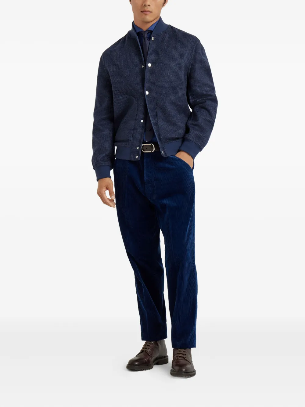 Brunello Cucinelli pleated corduroy trousers | Tapered Pants | Image 2