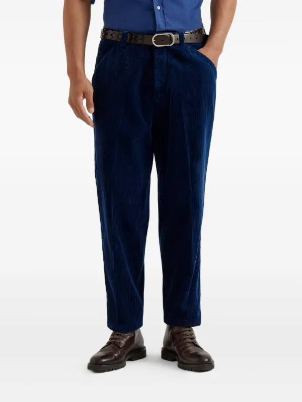 ブルネロクチネリ　コーデュロイパンツ Brunello Cucinelli コーデュロイ パンツ | ブルー | FARFETCH JP