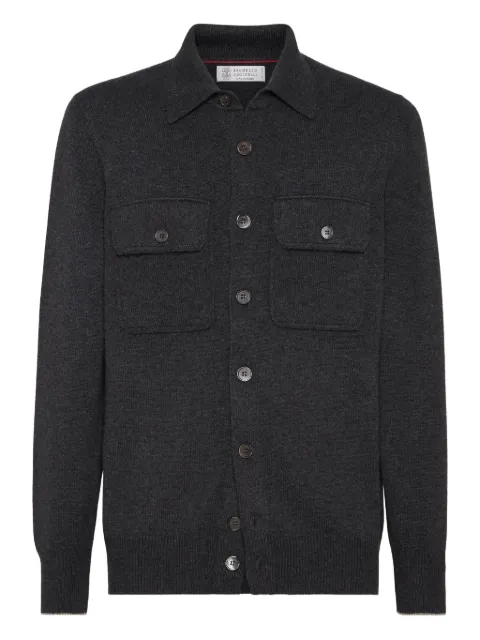 Brunello Cucinelli buttoned patch-pocket cardigan