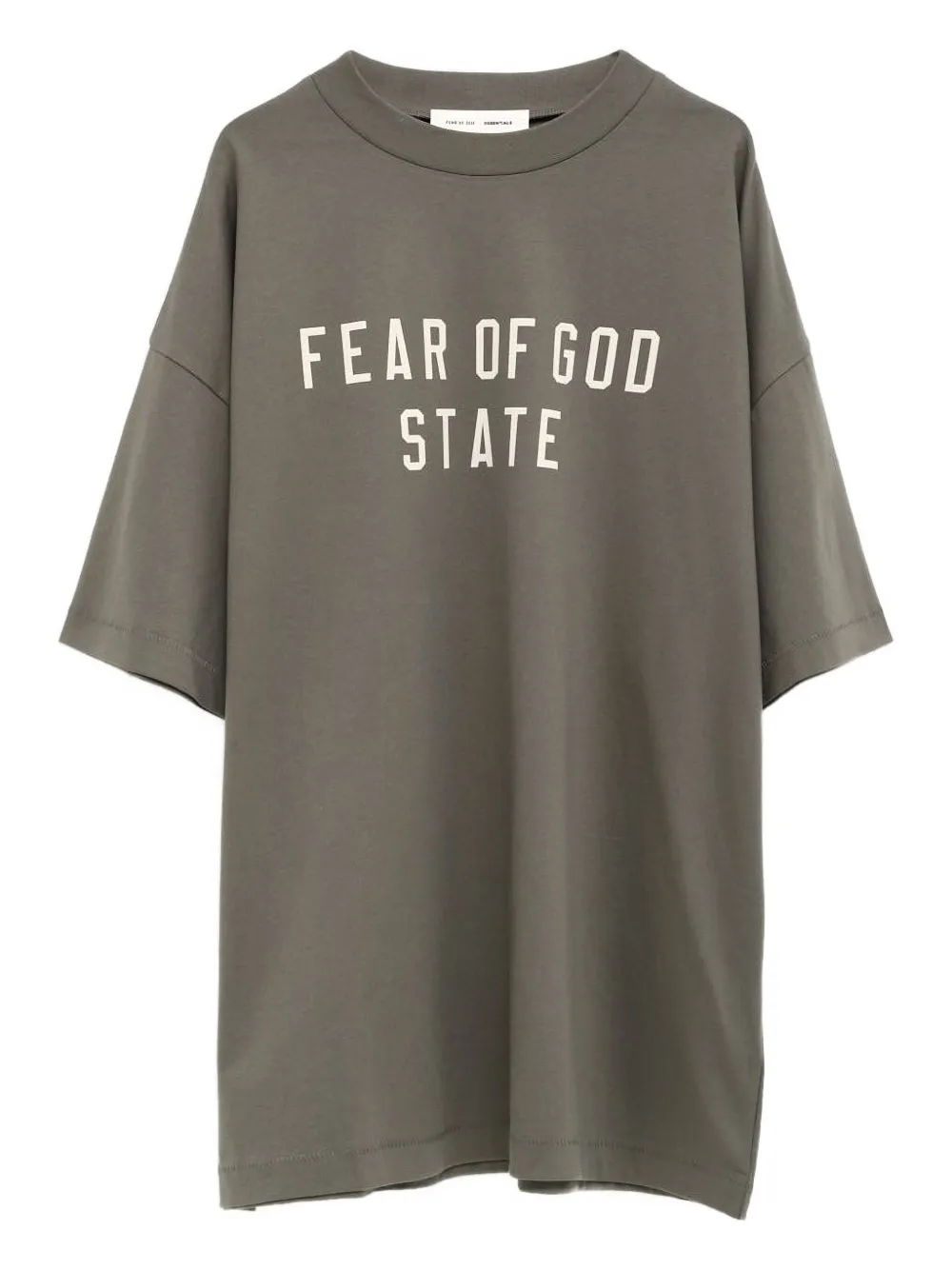 FEAR OF GOD ESSENTIALS lettering T-shirt Grijs