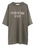 FEAR OF GOD ESSENTIALS lettering T-shirt - Grey