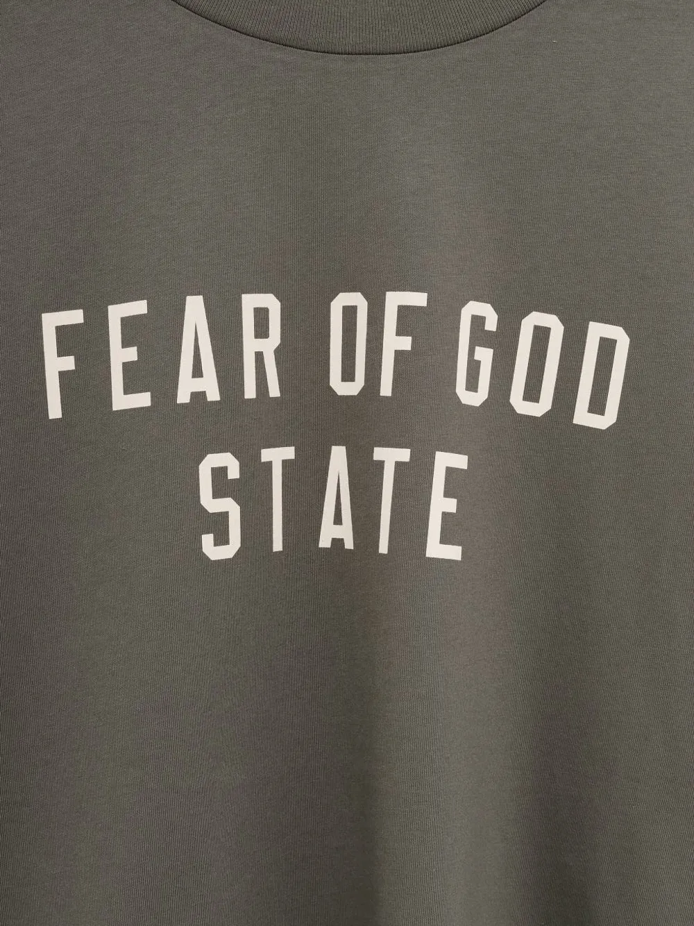 FEAR OF GOD ESSENTIALS lettering T-shirt Grijs