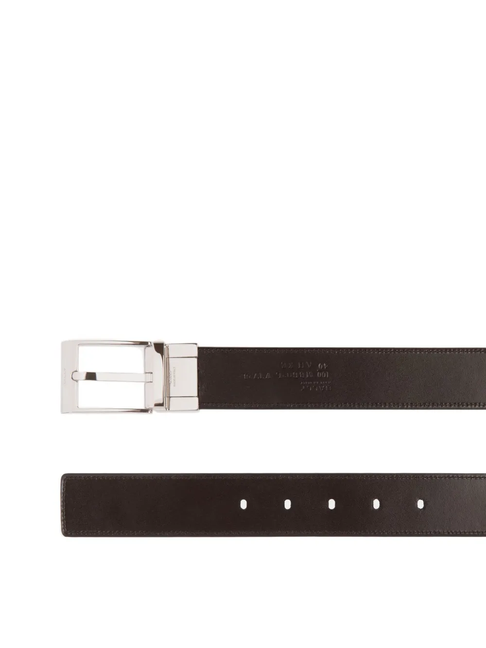 Bally Shiffie omkeerbare en verstelbare riem Zwart