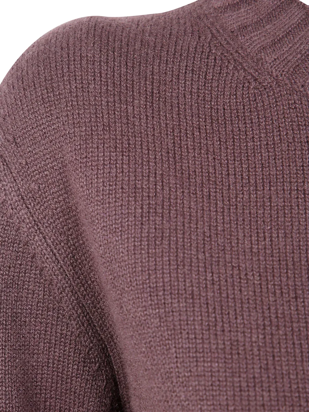 LouLou de Saison Mora ribbed cashmere jumper Bruin