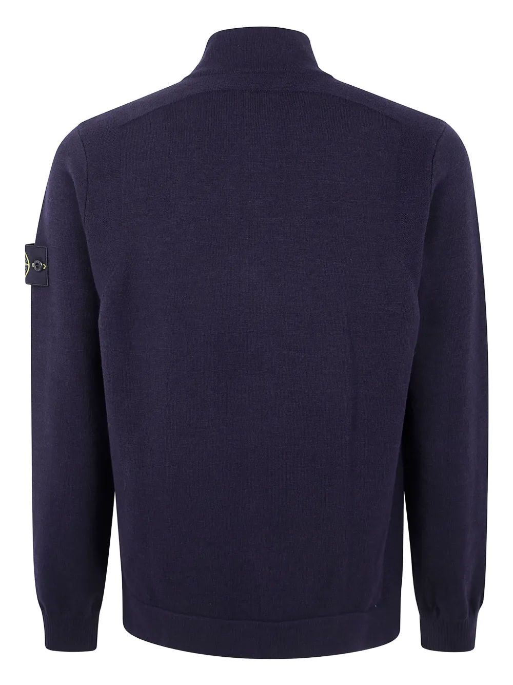 Stone Island zip-front logo-patch cardigan | Cardigans | Image 2