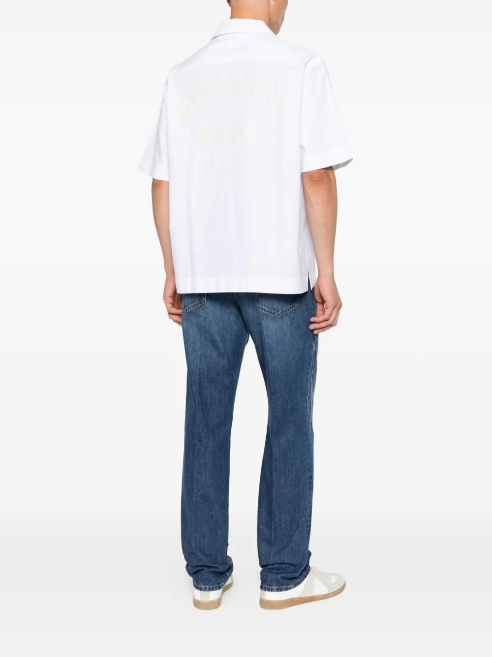 Givenchy Katoenen overhemd met reverskraag Wit