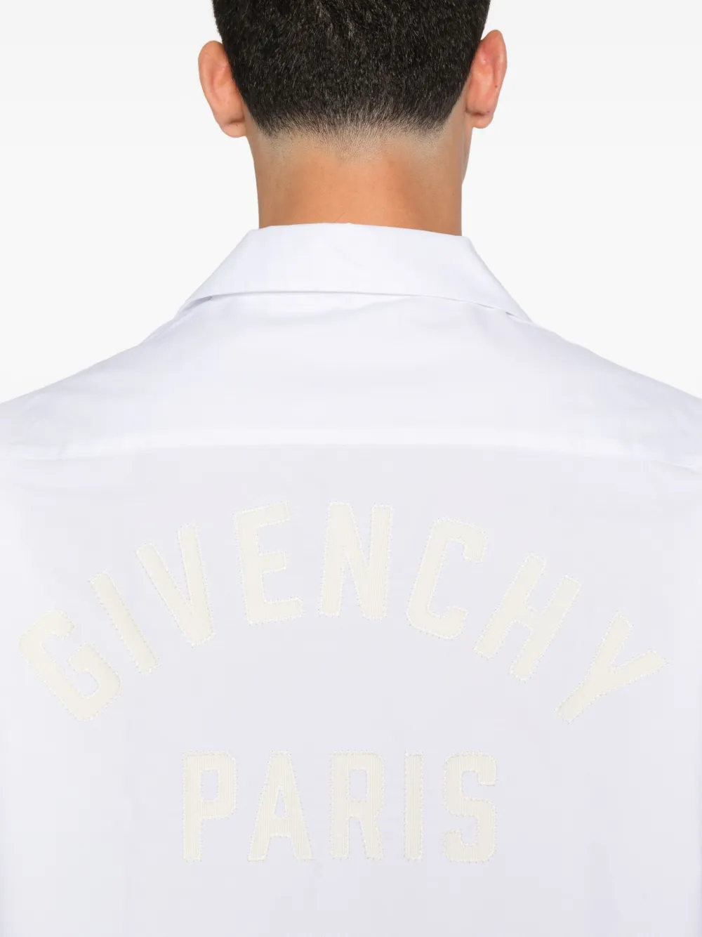 Givenchy Katoenen overhemd met reverskraag Wit