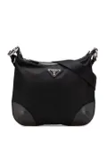 Prada Pre-Owned 2013-2025 Vitello Trimmed Tessuto Zip Top crossbody bag - Black