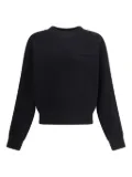 DSQUARED2 ribbed-hem crew-neck sweatshirt - Black