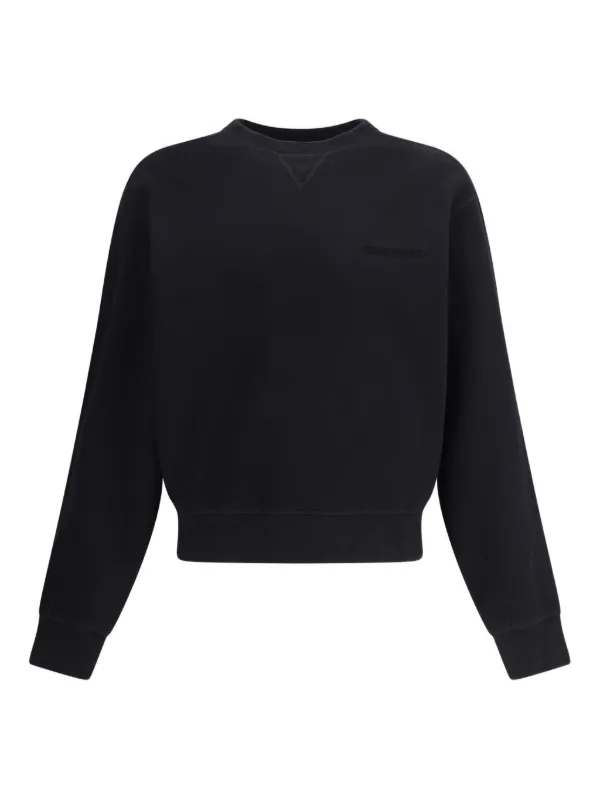 【関税込み】FORMA ブラック ロゴ スウェットシャツ Prada ロゴ スウェットシャツ | ブラック | FARFETCH JP