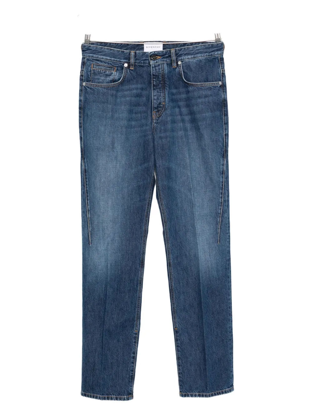 Givenchy logo-embroidered jeans - Blu