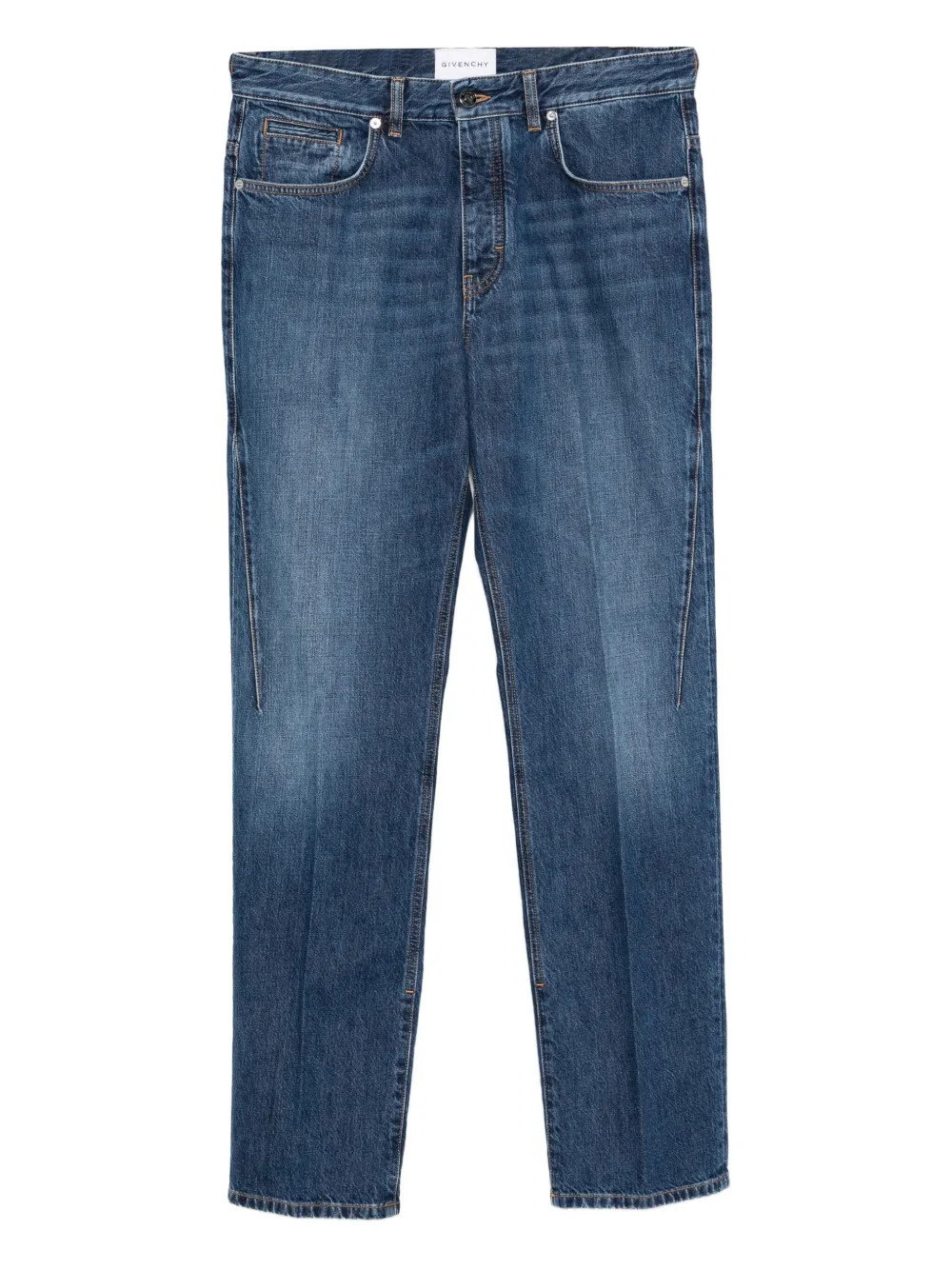 Givenchy logo-embroidered jeans | Blue | Image 1