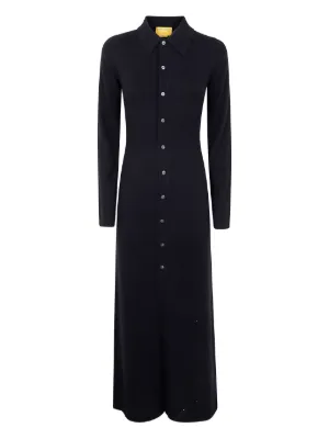 ralph lauren black shirt dress Logo Embroidered Cotton Jersey T-Shirt Dress (Women)