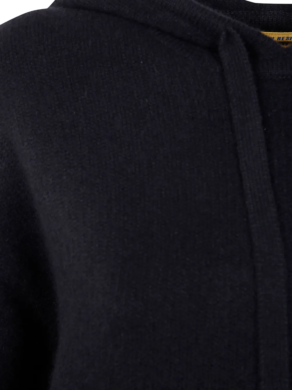 Guest In Residence hooded cashmere sweater Zwart