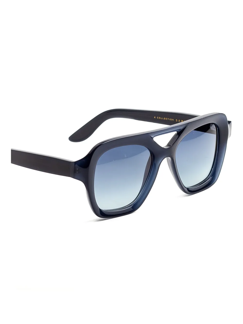 Lapima Samuel geometric-frame sunglasses Blauw