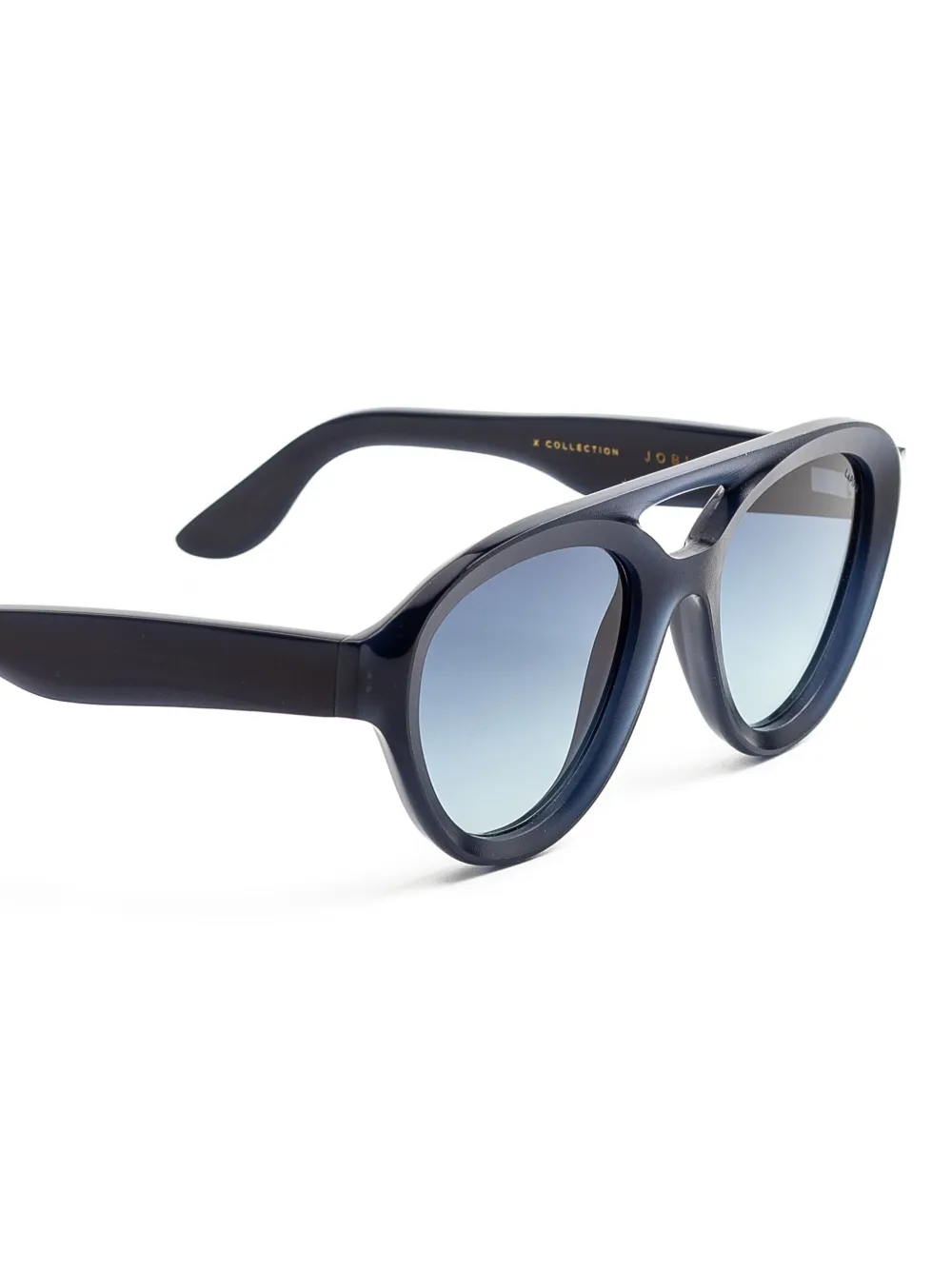  Lapima Jobim Round-frame Sunglasses - Blue 