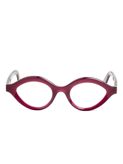 Lapima Isa curved-frame glasses