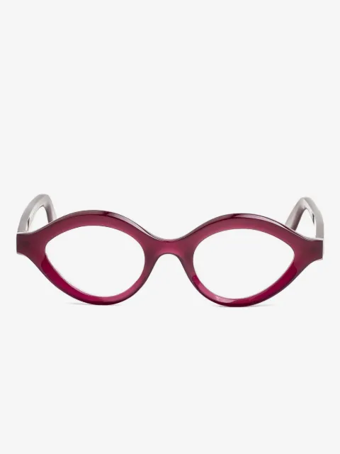 Lapima Isa curved-frame glasses
