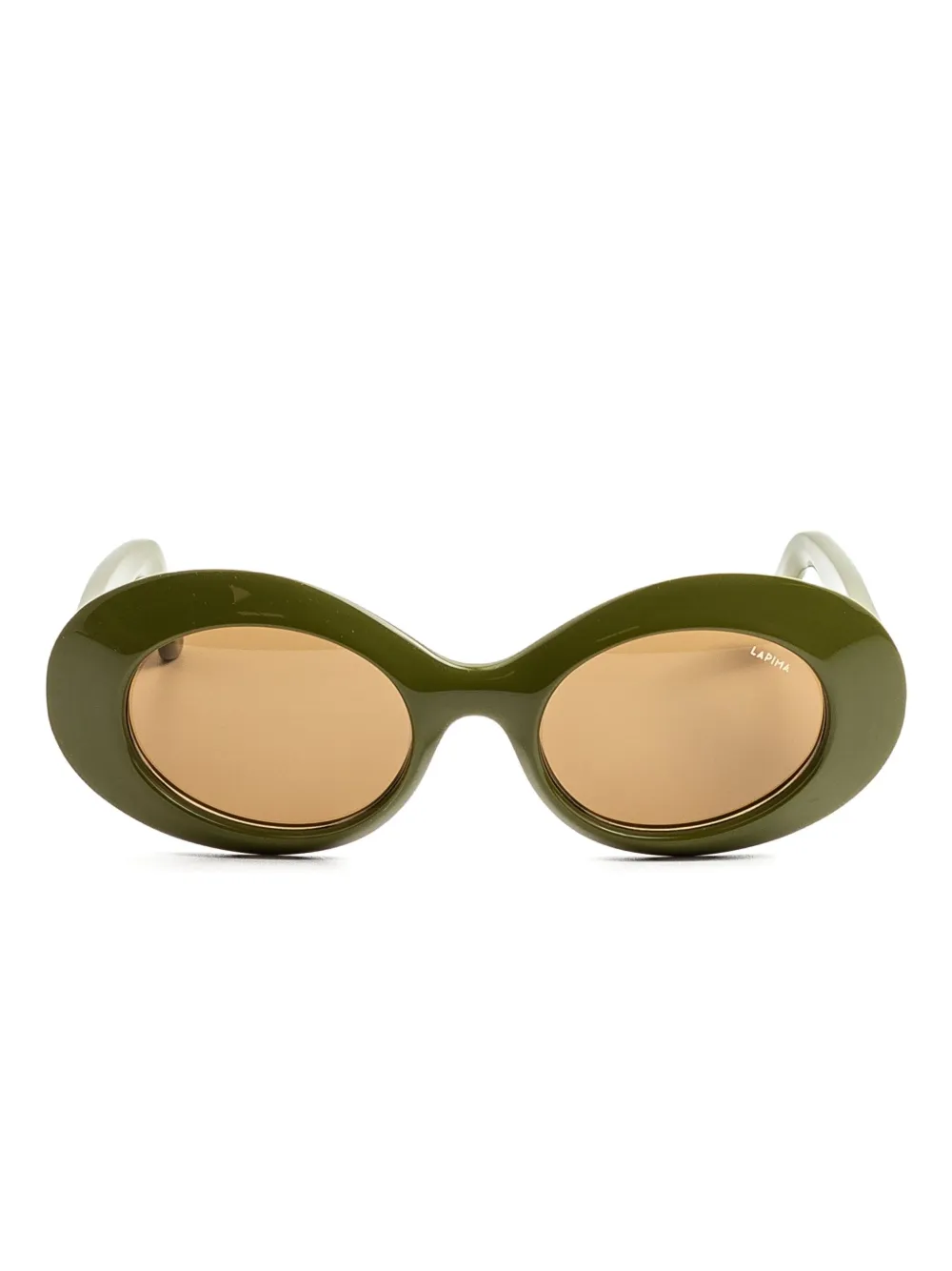 Lapima Ines oval-frame sunglasses | Green | Image 1