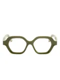 Lapima Alice geometric-frame glasses - Green