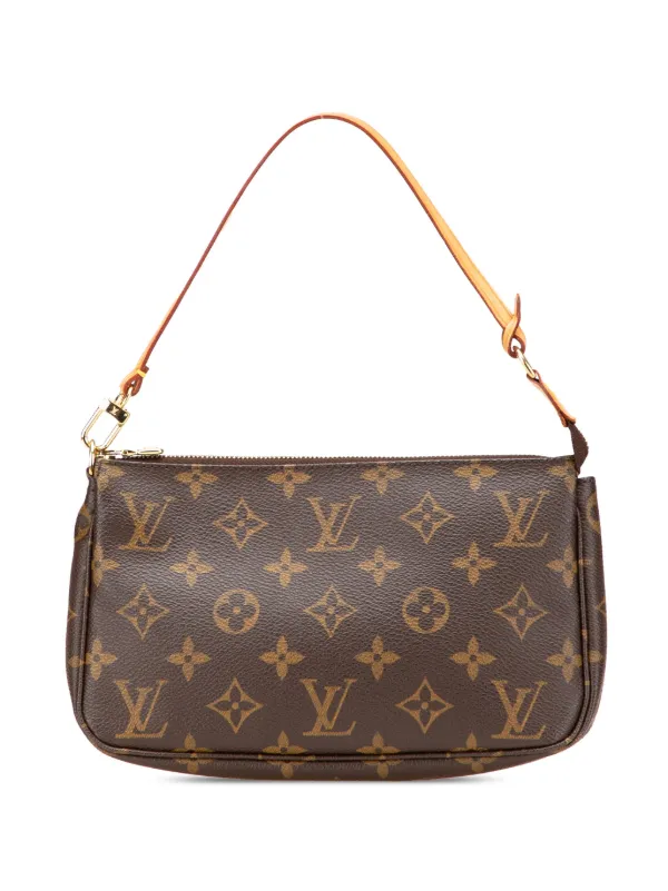 Louis Vuitton Pre-Owned 2004 Monogram Pochette Accessoires Shoulder Bag  Brown FARFETCH IN