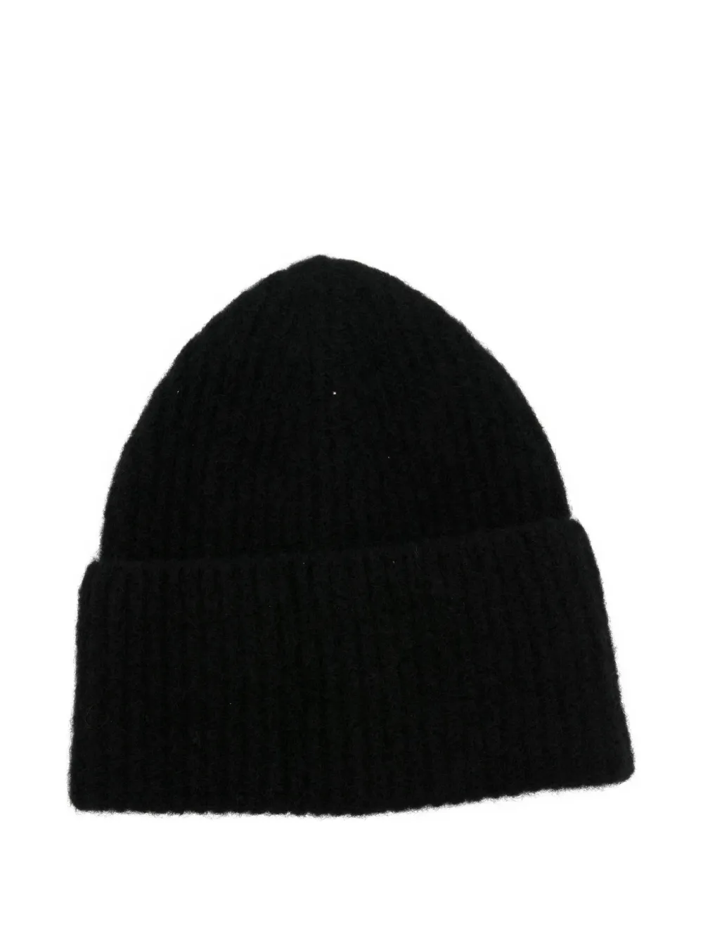 Isabel Benenato turn up-brim beanie - ブラック Isabel Benenato turn up-brim beanie - ブラック