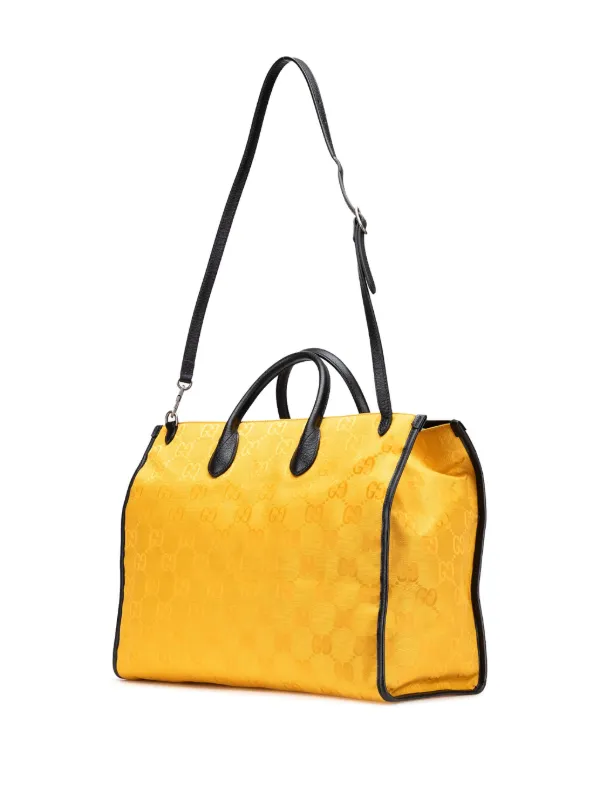 Gucci Pre-Owned 2016-2024 GG Econyl Off The Grid Convertible Tote Satchel  Black FARFETCH IN