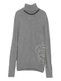 Versace Pre-Owned 2007 turtleneck wool sweater - Grey