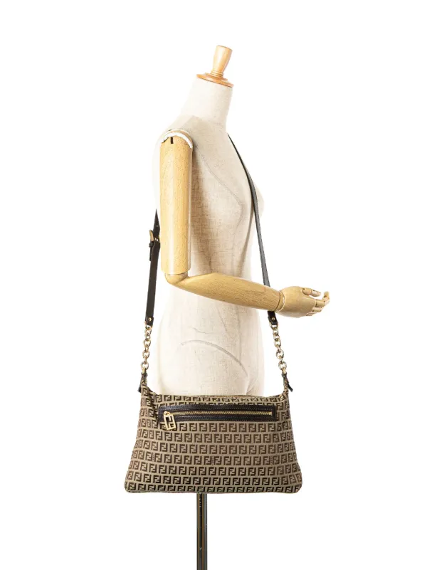 Fendi Pre-Owned 2010-2025 ズッキーノ キャンバス ショルダー
